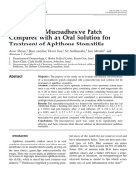 Efficacy of A MP Oral Sol Ben