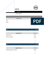 Cost Benefit Analysis Template ProjectManager WLNK