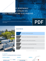 Sunfire Hylink-Workshop On Advanced PTG and PTL Technologies High-Temperature Electrolysis - Posdziech