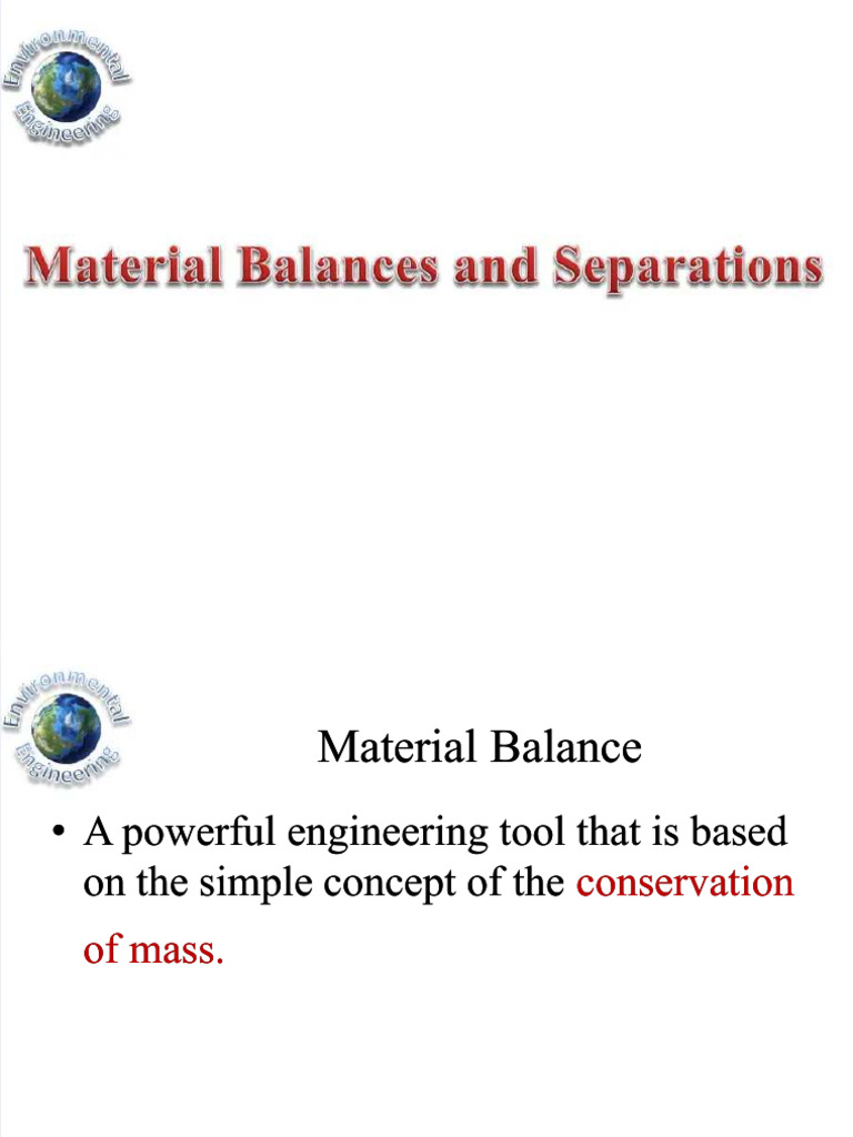 PDF Material Balances and Separations PDF