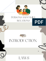 Persons and Family Relation Introduction