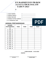 Turnamen Badminton Pbikm Bad