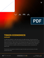 VARA WEB5 Ecosystem Tokenomics