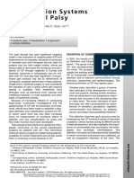 Classification Systems in Cerebral Palsy