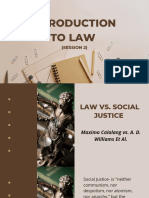 Introduction To Law (Session 2)