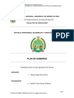 Tarea Plan de Gobierno