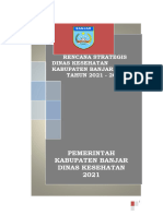 1.1.1 Ep 3 Renstra Dinas Kesehatan Kab. Banjar 2021-2026