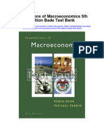 Foundations of Macroeconomics 5th Edition Bade Test Bank