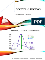 3 Measures of Central Tendency (Mean, Median)