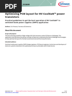 Infineon-CoolGaN High Voltage Power Transistors For PCB Layout Optimization-ApplicationNotes-V01 00-En