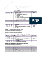 Jadwal Kegiatan Laporan Pokja Ipa 031