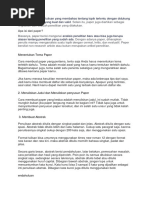 Apa Isi Dari Paper?: Tulisan Yang Membahas Tentang Topik Tertentu Dengan Didukung Data Serta Argumen Yang Kuat Dan Valid