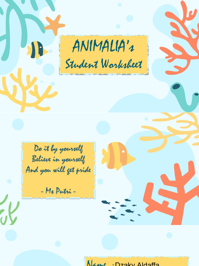 Invertebrate and Vertebrate Overview Worksheet | PDF