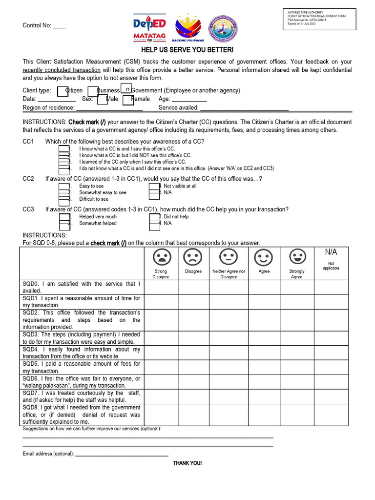 Editable csm form pdf business