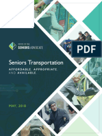 Seniors Transportation Report