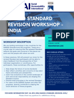 Coimbatore SA8000 Standard Revision Workshop
