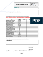 FORM NO 1184 2011-07-30 Extra Training Report (Garbage)