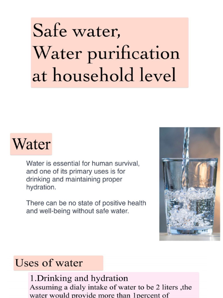 Water purification PDF