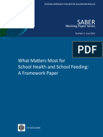 Framework SABER-School Health