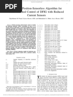 2019-A Novel Position-Sensorless Algorithm For Field-Oriented Control of DFIG With Reduced Current Sensors