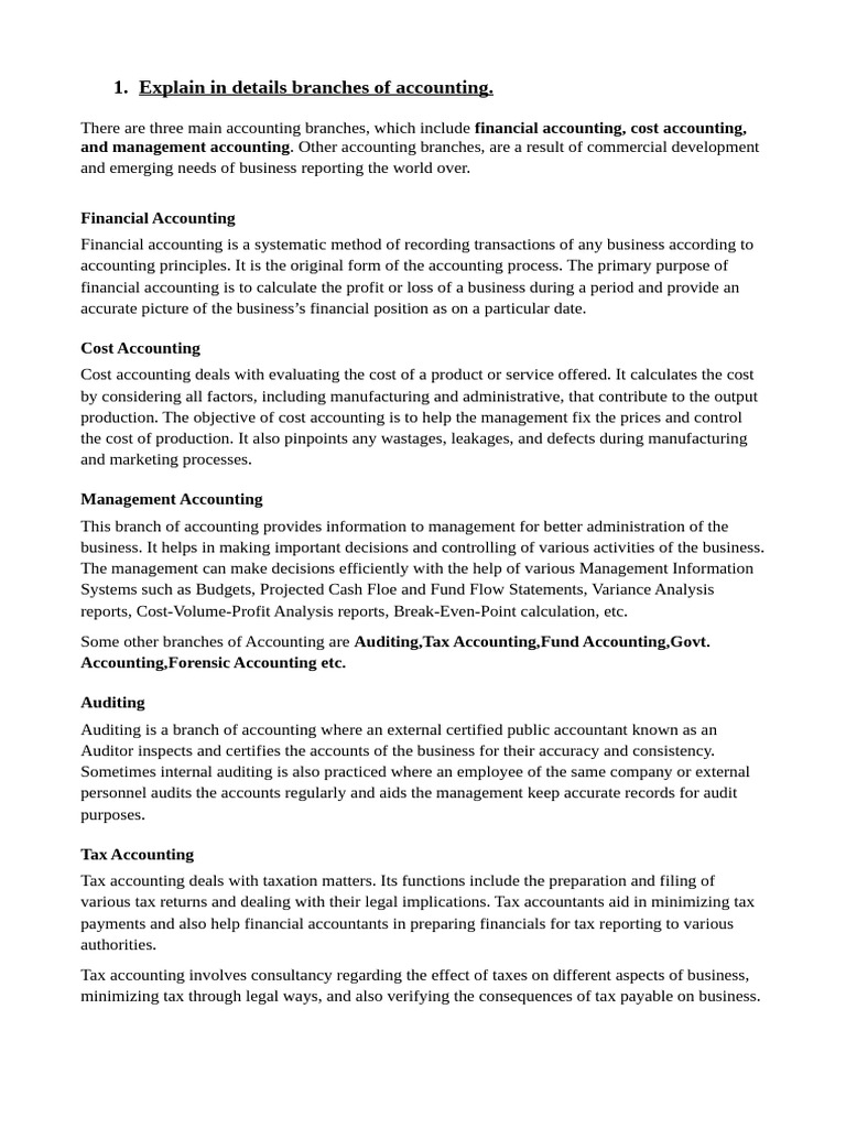 Management accounting pdf accounting audit