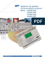 Système de Gestion D'alimentation/moteurs Série VAMP 230 VAMP 245 VAMP 255 VAMP 257