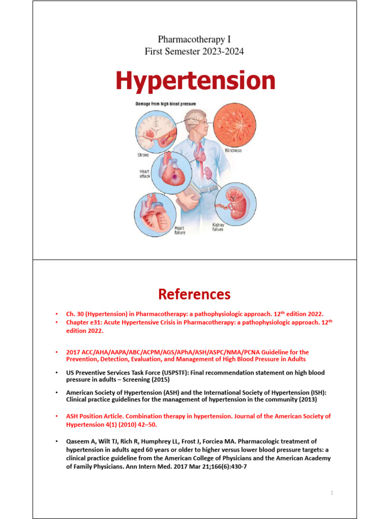 01 Hypertension 2023 | PDF | Hypertension | Blood Pressure
