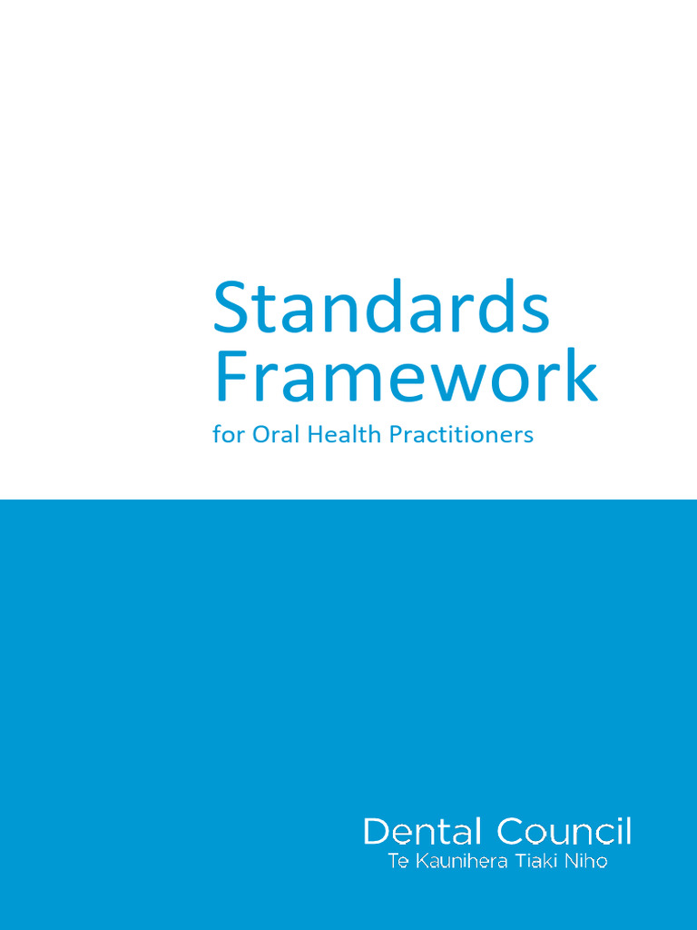 Standards Framework for Oral Health Practitioners | PDF | Health ...