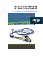 Fundamentals of Financial Accounting Canadian 5th Edition Phillips Test Bank