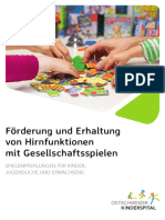 Foerderung Und Erhaltung Von Hirnfunktionen Mit Gesellschaftsspielen