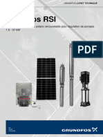 Grundfos RSI: Convertisseur D'énergie Solaire Renouvelable Pour Régulation de Pompes 1.5 - 37 KW