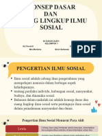 Konsep Dasar Dan Ruang Lingkup Ilmu Sosial