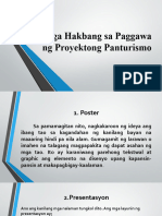 Mga Hakbang Sa Paggawa NG Proyektong Panturismo