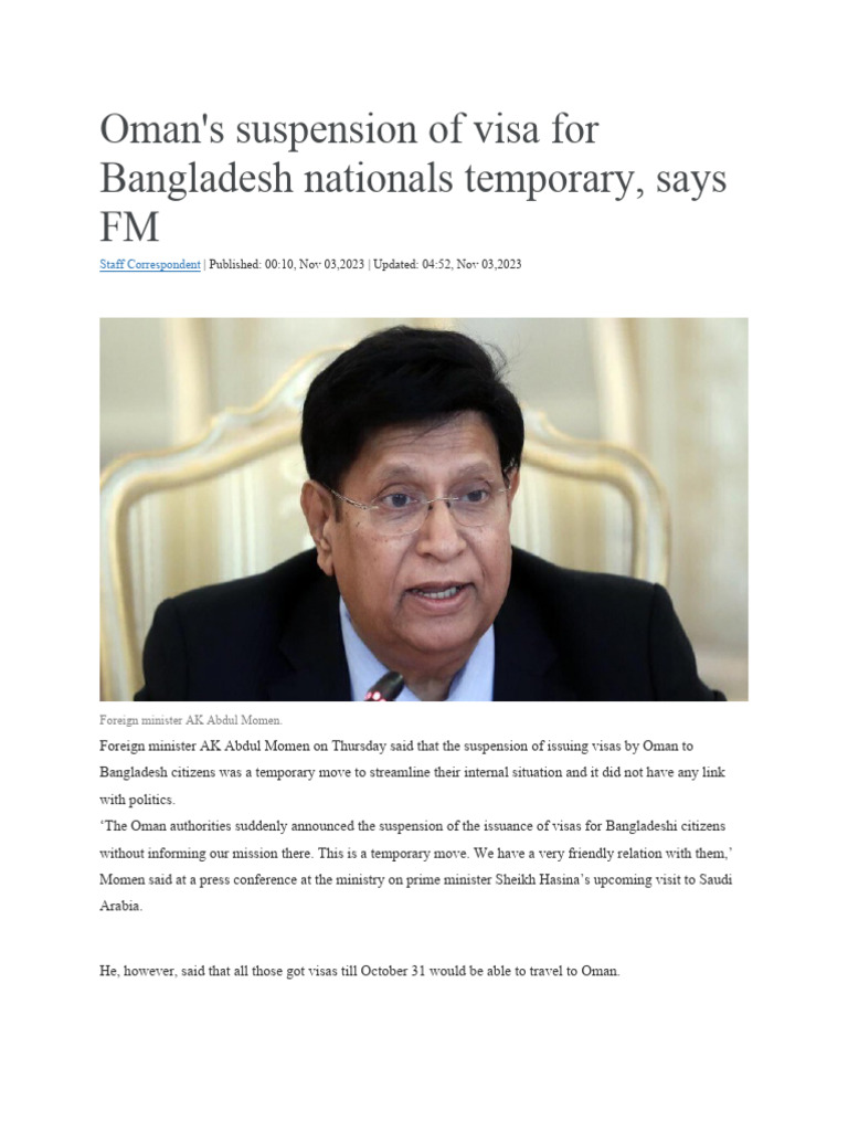 Oman PDF Travel Visa Saudi Arabia