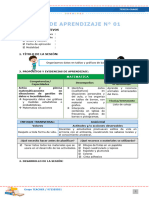 Sesiones de Aprendizaje Matematica Grafico de Barras