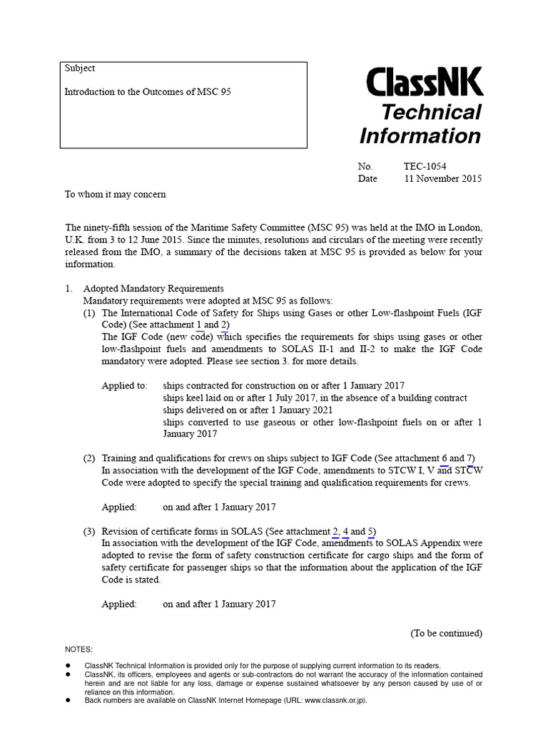 IGF Code - Safety Guidelines | PDF | Fuel Oil | Fuels