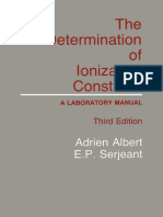 Adrien Albert D.Sc. (Lond.) - F.R.I.C., E. P. Serjeant M.Sc. (N.S.W.) (Auth.) - The Determination of Ionization Constants - A Laboratory Manual-Springer Netherlands (1984)