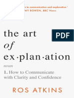 The Art of Explanation Ros Atkins