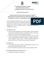 06-2023 Sead-Uab Edital para Selecao Publica de Estudantes - Gestao Social e Politicas Publicas Do Patrimonio Cultural-1