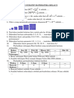 Latihan Sumatif Matematika PTS Kelas X Xi Xii