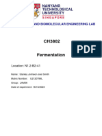 CH3802 CE5 Fermentation Report