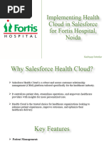 Implementing Health Cloud in Salesforce For Fortis Hospital