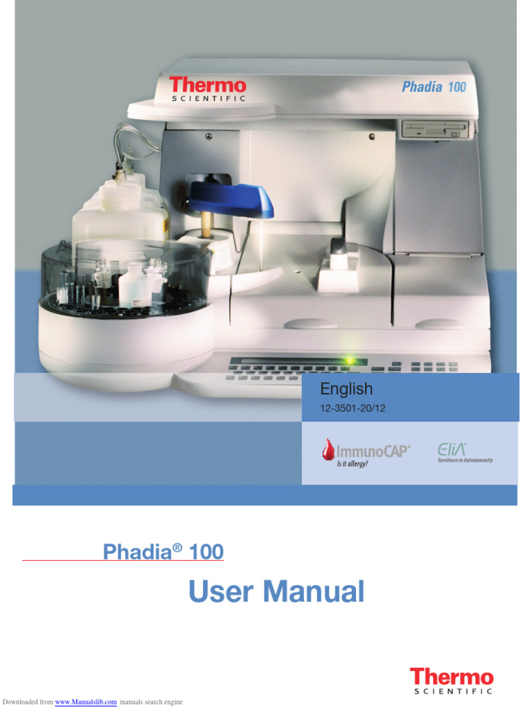 Phadia 100 | PDF | Software | Usb