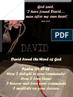 God Said, "I Have Found David A Man After My Own Heart."