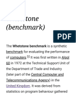 Whetstone (Benchmark) - Wikipedia