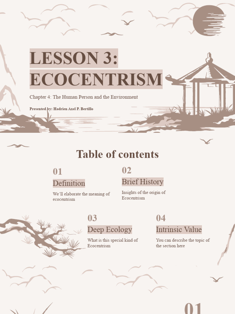 Understanding Ecocentrism and Deep Ecology | PDF | Nature | Natural ...