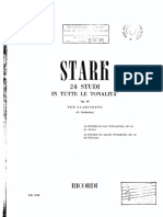 Stark - 24 Studi Per Clarinete, Op. 49