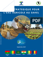 Strategic Framework For Agricultural Water Management in Sahel