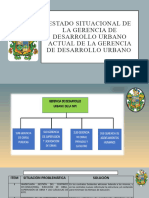 5 - Estado Situacional de La Gerencia de Desarrollo Urbano