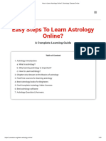 How To Learn Astrology Online - Astrology Classes Online For DOI